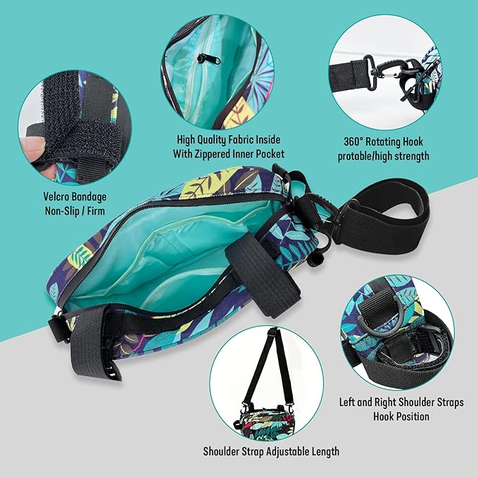 YEEGO DIRECT Handlebar Bag for Bicycles, Bike Bag Multifunctional Water-resistant Scooter Crossbag Handbag Slant Across Front,Bike Frame Accessories (Green)