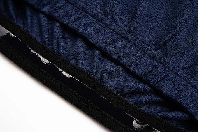 Men's Cycling Jersey Short Sleeves Bike Jersey 1/3 Zipper Solid Color Club Fit, Biking Cycling Shirt Zipper Pocket