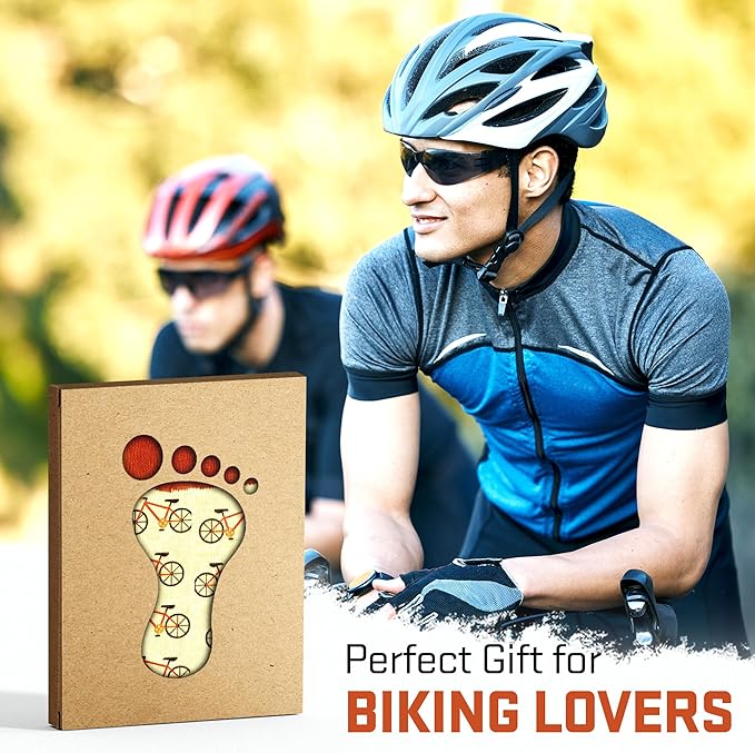 Cycling Socks - Gifts for Cyclists, Mountain Bike Accessories, Bike Socks and Funny Biker Gifts for Men