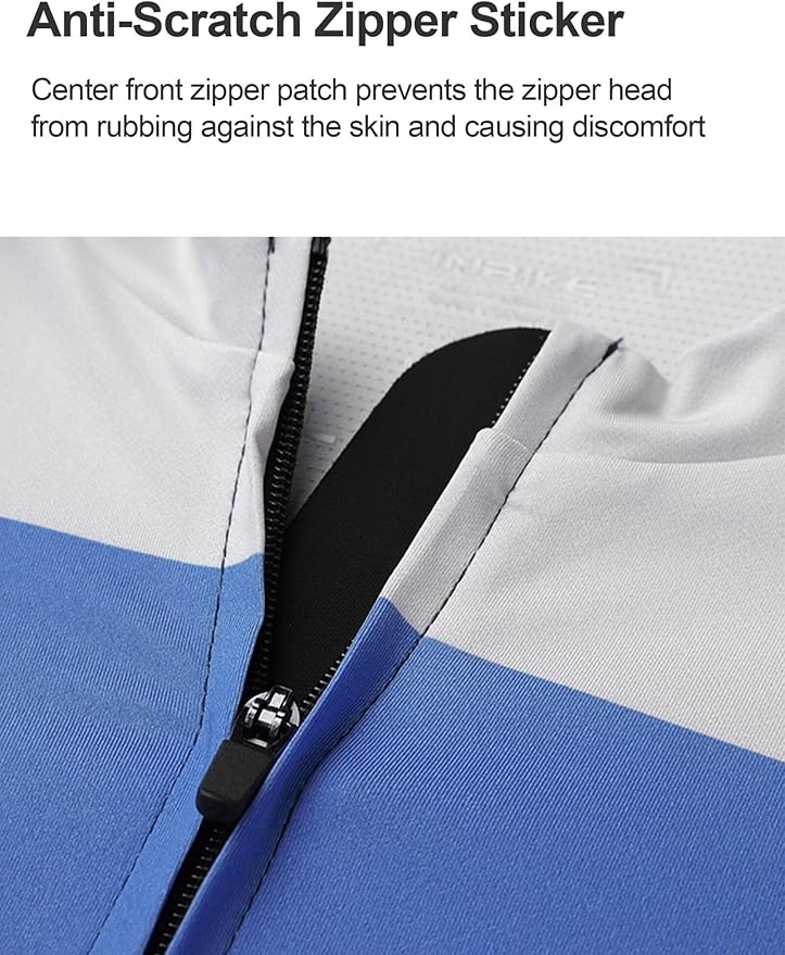 INBIKE Cycling Jersey Long Sleeve Breathable and Quick Dry with 3 Rear Pockets Biking Shirt for Men and Women