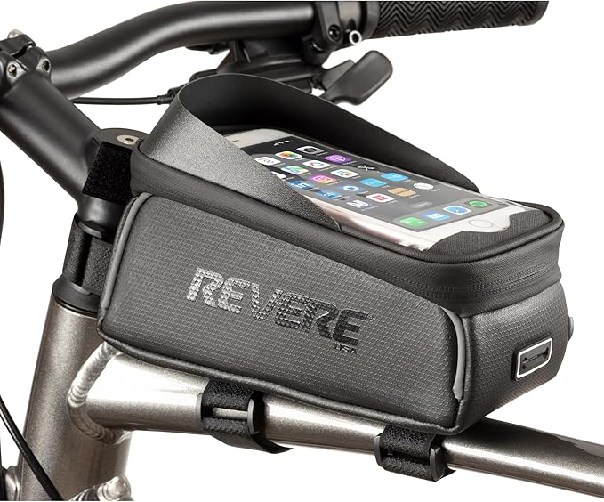 Revere Top Tube Front Mount Bag For Mountain or Road Bikes, E-Bikes.