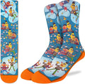 Good Luck Sock Novelty Crew Socks for Adults - For Men, Women and Teens