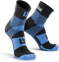 Crew Length Trail Running Socks, Quick-Drying Mid-Calf Socks with Arch Support, Sweat-Resistant, Breathable Athletic Socks