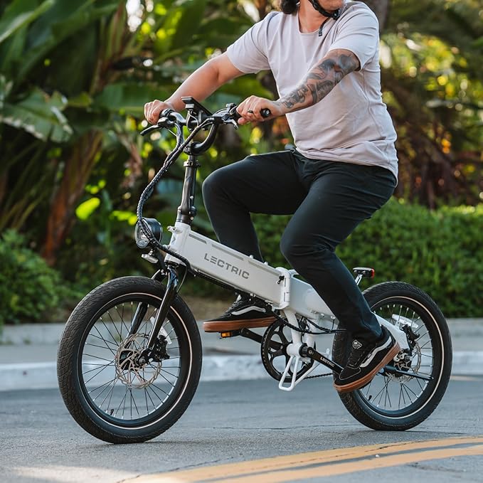 LECTRIC XP™ Lite 2.0 Electric Bike | Adult Folding Bikes - Weighs Only 49lbs | 45 Mile Range w/ 5 Pedal-Assist Levels | 20mph Top Speed - Class 1 and 2 eBike