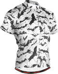 Men's Cycling Bike Jersey Short Sleeve Moisture Wicking, Breathable, Quick Dry Biking Shirt with 3 Rear Pockets