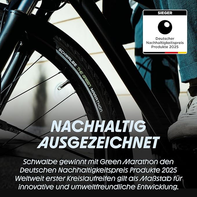 Schwalbe Marathon Wired Tyre with Greenguard Reflex