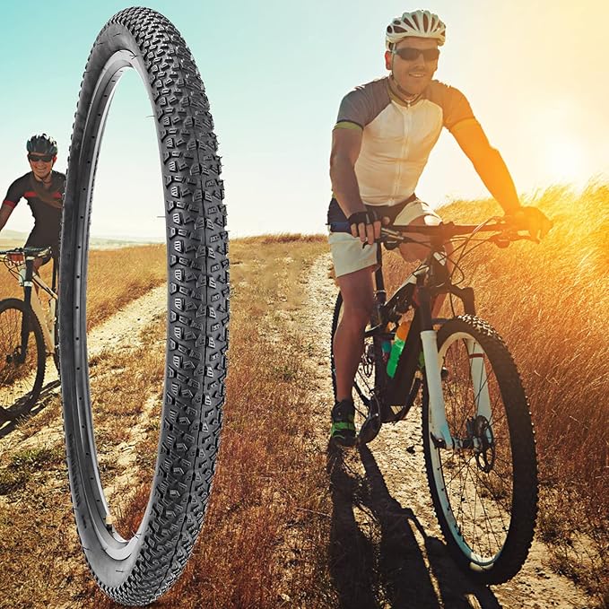 SIMEIQI Bike Tires 26x1.95 Inch Bike Tire for Mountain Foldable Replacement Bicycle Tire