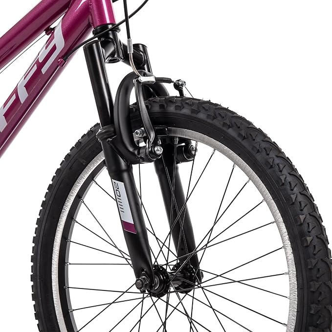 Huffy Stone Mountain Bike for Men and Women, 20”/24”/26”, 6-Speed (20”) or 21-Speed, Front or Dual Suspension (Varies), Multiple Colors, Adjustable Saddle, Shimano Equipped, All-Terrain Tires