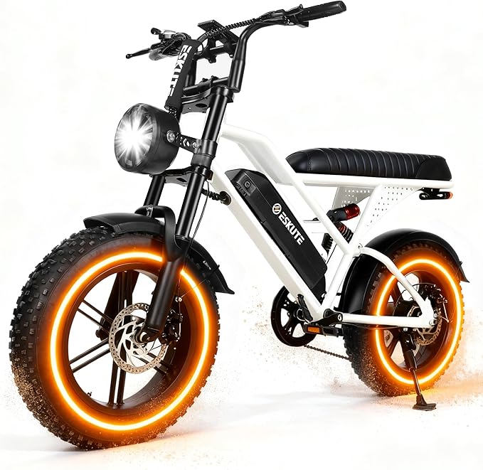 V100/V200 1500W Peak Electric Bike for Adults, 28MPH 48V13&20.8 Ah Removable Battery, 16/20"x4.0" Fat Tire, 7-Speed E-Bike with Dual Suspension – Commuter Ebike for Men & Women