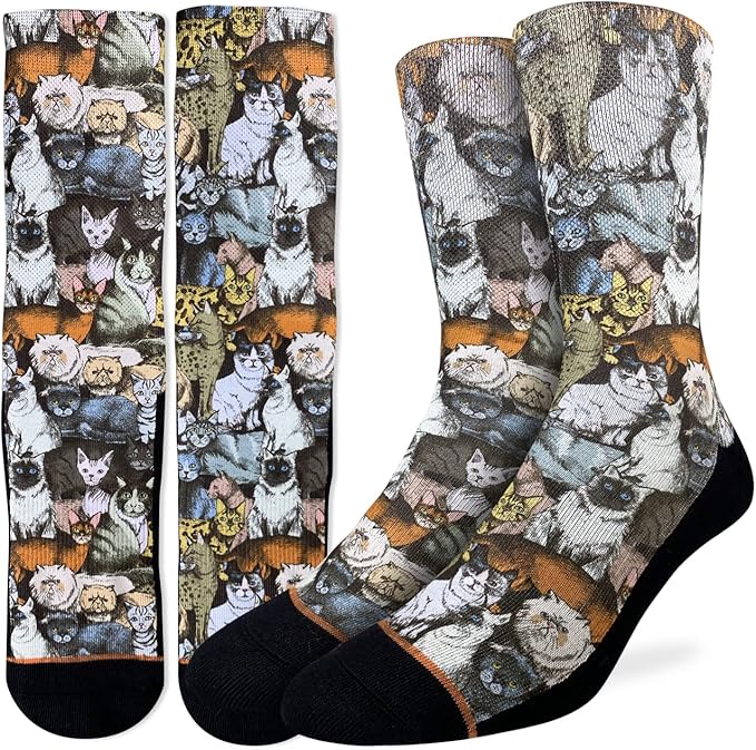 Good Luck Sock Novelty Crew Socks for Adults - For Men, Women and Teens