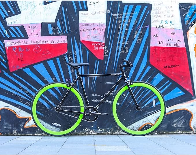 AVASTA Single-Speed Fixed Gear Urban Commuter Fixie Bike Flip Flop Hub Bicycle, Multiple Colors