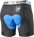 Nepest Mens Cycling Underwear 4D Padded Bike Shorts MTB Liner Mountain Bicycle Tights for Riding