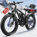 9000W Peak AWD-Ebike-Dual-Motor-Electric-Bike for Adults-Men, 52V 1768Wh Dual-Motor-Ebike 42-46M PH-Hunting-Ebike Long Range Dirtbike, 24"*4.0" Fat-Tire-Electric-Bicycle Mountain Bike Snow