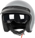 3/4 Open Face Retro Motorcycle Helmet - Vespa Helmet - DOT Approved - Adults, Unisex - Motorcycle Enthusiasts, Vintage Style Lovers