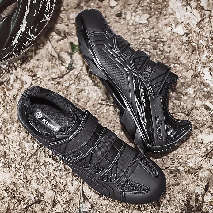 Unisex Cycling Shoes Compatible with pelaton Indoor Road Bike Shoes Mountain Bike Shoes for Men and Women Delta Cleats Clip Outdoor Pedal Bicycle Shoes MTB Shoes for Men