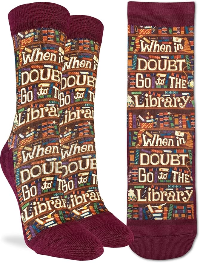 Good Luck Sock Novelty Crew Socks for Adults - For Men, Women and Teens