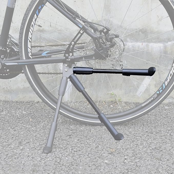 N+1 Adjustable Alloy Rear Side Bike Kickstand- bicycle kickstand for 26"-29" Mountain Bike/Road Bike/BMX/MTB, Adult Bikes and Kid Bikes (KF168)