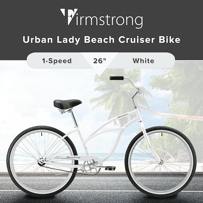 sixthreezero Urban Lady Beach Cruiser Bike, Women's 3 Speed Hybrid Bicycle