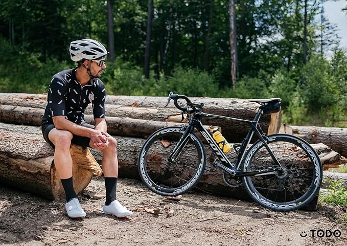 TODO PRO Cycling Socks - Breathable Bike Socks for Men and Women