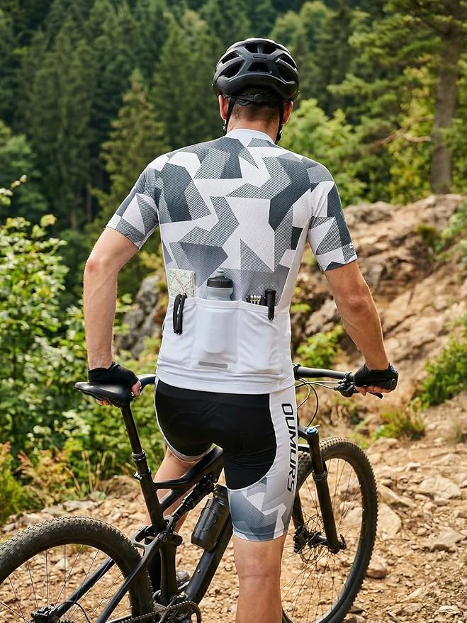 Cycling Jersey Set Short Sleeve Suits Men Bike Clothing Road Bicycle Shorts Padded Outfits