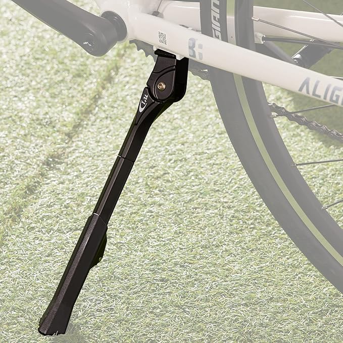 N+1 Bike Kickstand - Aluminum Alloy Adjustable Center Bicycle Kickstand suitable for 26" - 29" Mountain Bikes, Road Bikes, BMX, MTB