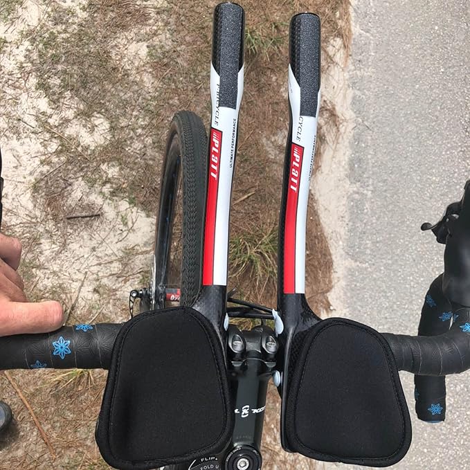 PLATT Carbon TT Handlebar Bicycle Aero Bars Tri Bars Cycling Rest Handlebar for Mountain Bike and Road Bike 31.8mm