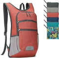 20L Lightweight Hiking Daypack, Foldable Travel Packable Backpack for Men Women for Cycling Camping Outdoor (Red)