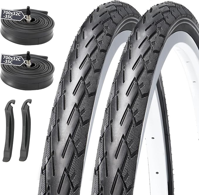 MOHEGIA Road Bike Replacement Tire: 700x25C/700x28C/700Cx35C Folding Bicycle Tire for On City Road Riding