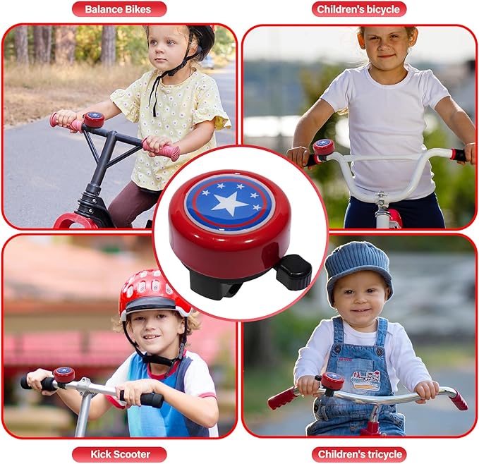CHILDHOOD Bike Bell for Kids, Bike Accessories for Girls and Kids