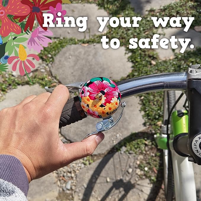 ONIPAX Bike Bell Classic Loud Crisp Bicycle Bells for Cruiser Bike Beach Bike Women