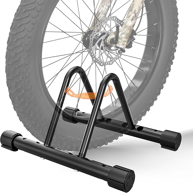 Himiway Bike Floor Parking Rack, Adjustable Freestanding Bicycle Storage Rack, Bike Floor Stand for 3-11.5cm Tyre Width Mountain Road MTB Bikes for Indoor&Outdoor Garage Storage