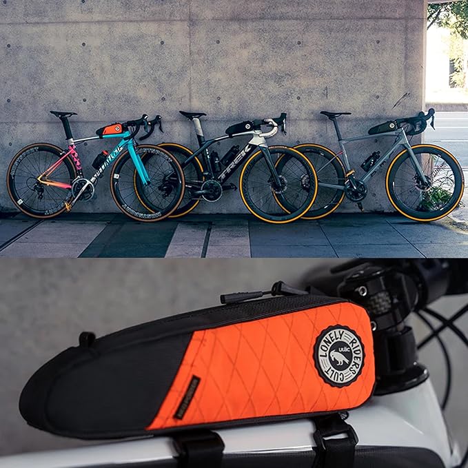 ULAC TREKKING GT BOLT-ON Bike Top Tube Bag, Waterproof Pouch Pack, Cycling Accessories Pouch for Mountain Road Bike