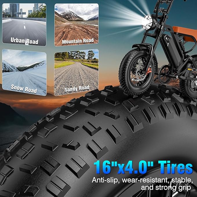 Electric Bike for Adults, 1200W Peak Motor Commuter Ebike, 20-28MPH Speed, 32 Miles Range, Removable Waterproof Battery, Dual Disc Brakes Electric Bicycle, UL 2849 Certified