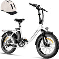 WINDHORSE 20" Foldable Electric Bike, 983W Peak Motor, 20MPH, 40–70 Miles, 48V 748.8Wh Removable UL Battery, Front Suspension, Fat Tire E-Bike for Commuting, Beach, All -Terrain | Adults & Teens