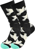 Real Sic Fun Socks for Men and Women - Cozy Cotton Dress Socks with Colorful Designs - Cool, Casual, Wacky Patterned