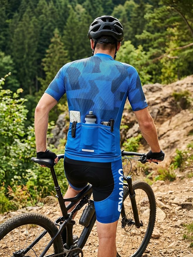 Cycling Jersey Set Short Sleeve Suits Men Bike Clothing Road Bicycle Shorts Padded Outfits