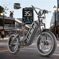 eAhora Juliet Pro 2/Juliet Electric Bike for Adults 5400W/1200W Dual Motor Electric Bicycle 43MPH 60V 70Ah 220+Miles Long Range 20" Fat Tire Full Suspension Mountain E-Bike with APP Control