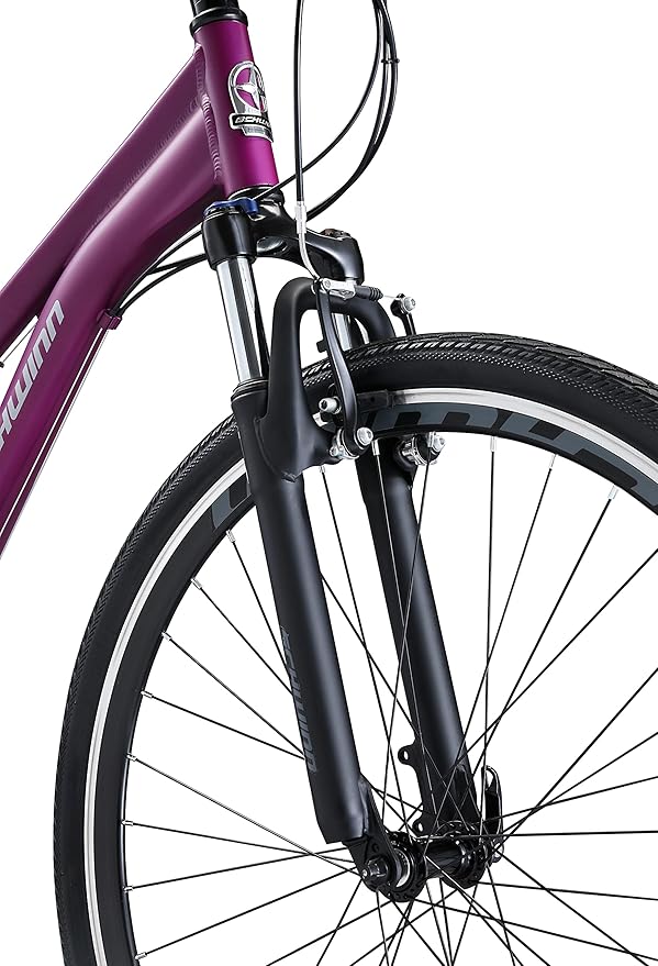 Schwinn GTX Comfort Adult Hybrid Bike, Men and Women, Dual Sport Bicycle, 700c Wheels, Step-Through or Step-Over Lightweight Aluminum Frame