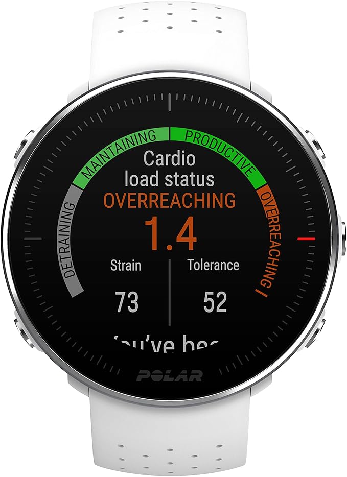 POLAR Vantage M –Advanced Running & Multisport Watch with GPS and Wrist-Based Heart Rate (Lightweight Design & Latest Technology), White, M-L