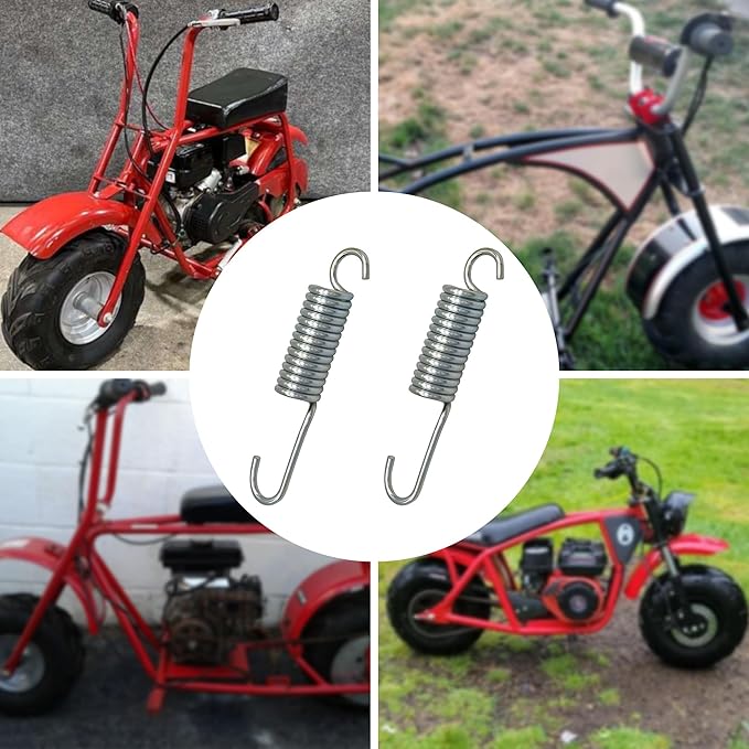 Strongthium 2pcs Mini Bike Kickstand Spring for Coleman CT100U Trail CT200U B200R Bike CX100X RB200 Massimo Baja Warrior MB200 Doodlebug DB30 Motovox Mbx10 MBX11 RT100 RT200 Minibikes Parts