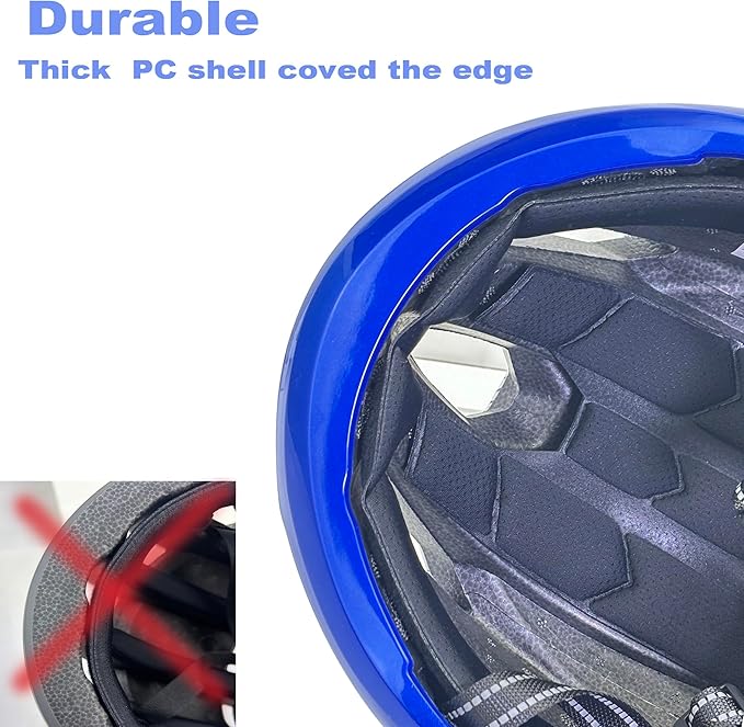 Adult Road Bike Helmet for Men Women, Lightweight Mountain Road Bicycle Cycling Helmet Adjustable for Mens