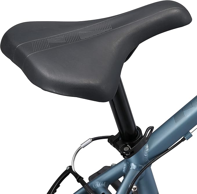 Schwinn Network 3.5 Hybrid Bike, 700c Mens and Womens Bike, 21-Speed Hybrid Bicycle, Aluminum Frame, Suspension Seat, Alloy Linear Pull Brakes, Adult Bicycle