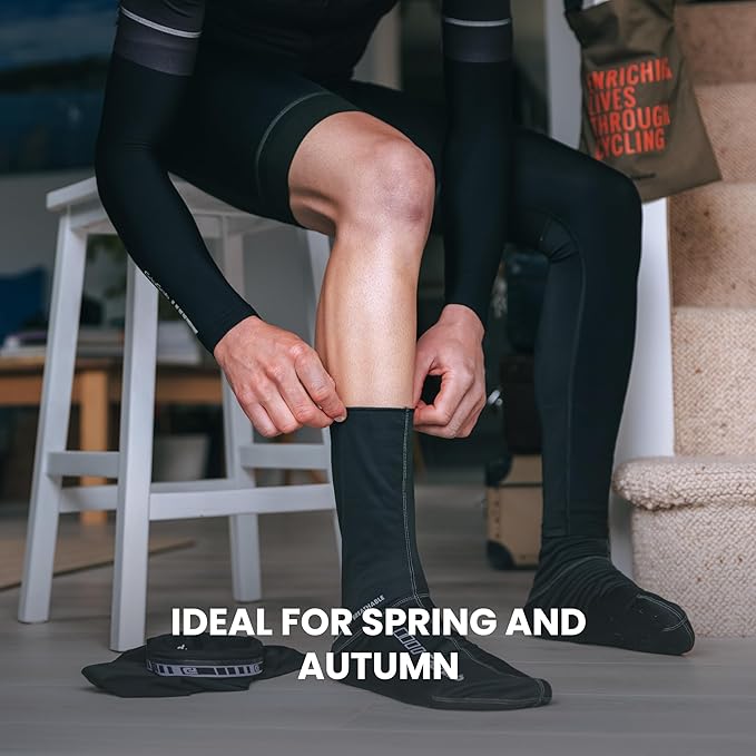 GripGrab Windproof Thermal Spring Autumn Cycling Socks Extra Long High Cut Pre-Shaped Cold Wind Protection Bike Sock