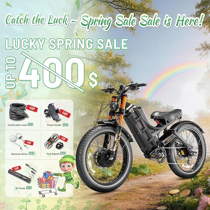 eAhora Romeo Pro 3/2 [2026] 46-50 Mph Electric Bike for Adults, Peak 5600W Dual Motor Ebike, 60V/52V 80Ah/70Ah 250 Miles Long Range E Bike, 26”*4.0 Fat Tire Air Full Suspension Off-Road E-Bike