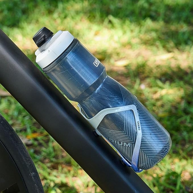 Bike Water Bottle Holder Bicycle Cage for Mountain Road MTB Gravel Adult Bikes Cycling Universal Carrier Rack 1 Pack Aluminum Alloy Ultralight Kettle Drink Accessories White Blue