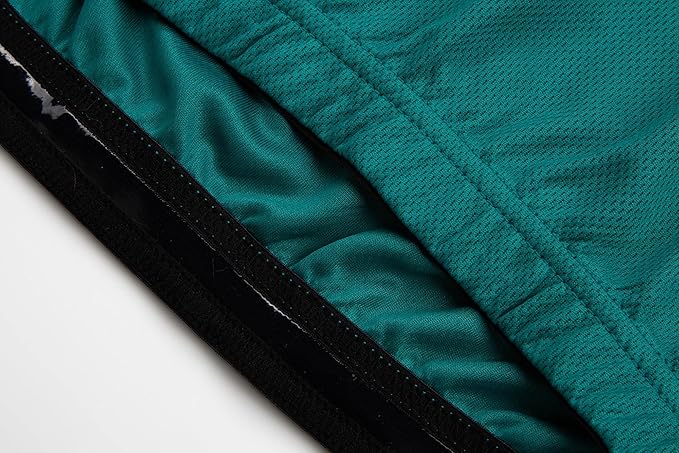 Men's Cycling Jersey Short Sleeves Bike Jersey 1/3 Zipper Solid Color Club Fit, Biking Cycling Shirt Zipper Pocket