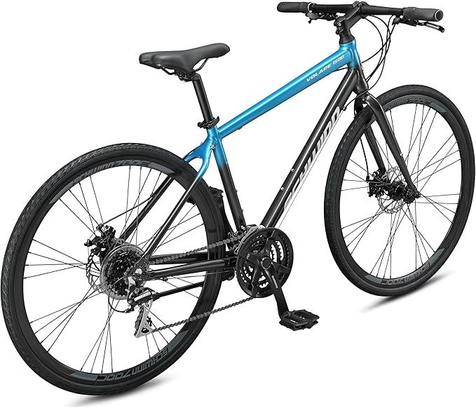 Schwinn Volare 1300 Road Bike, 700c Mens and Womens Bike, 14-Speed Drop Bar Road Bicycle, Aluminum Frame, Sport Tires, Fitness Seat, Alloy Caliper Brakes, Adult Bicycle