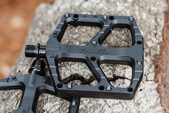 Trail One Components Vortex Pedals - Black Composite