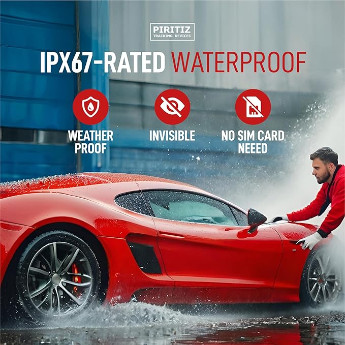 GPS Tracker for Trailers & Equipment – 5 Year Battery Life, Wireless Waterproof Asset Tracking Device for Construction, Rental Fleets & Heavy Equipment, No Wiring