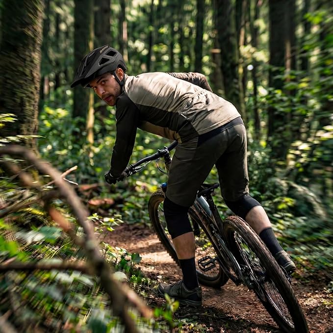 BATFOX NTA 8776 E-Bike & Mountain Bike Helmet for Adults Youth, E-MTB Cycling Helmet for Men Women (52-60CM)